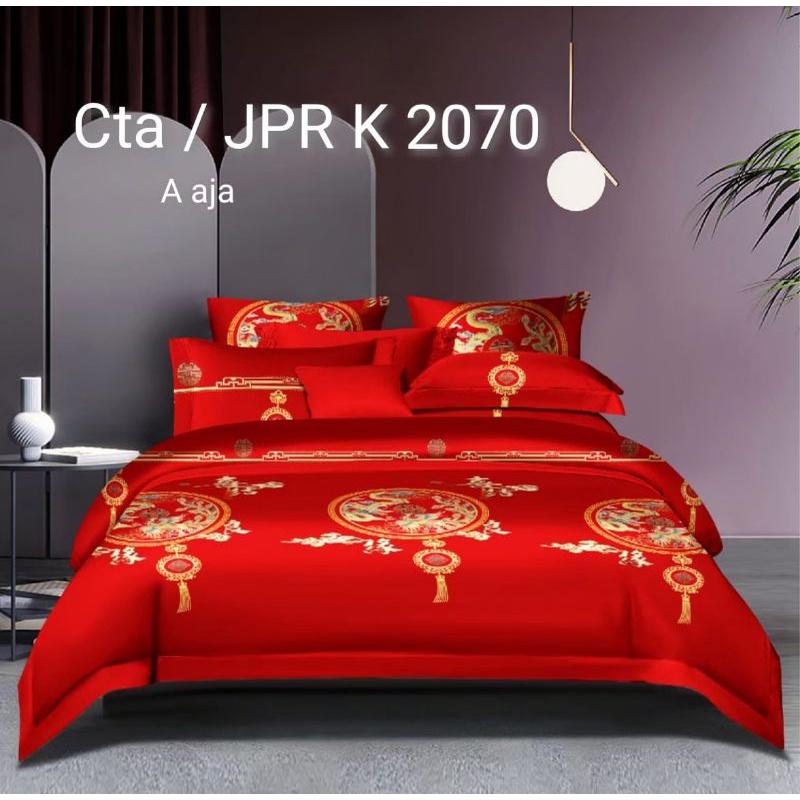 Sprei katun jepang ukuran 180x200x30