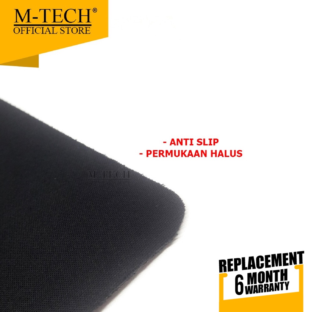 Original Mousepad Polos Lebar Hitam