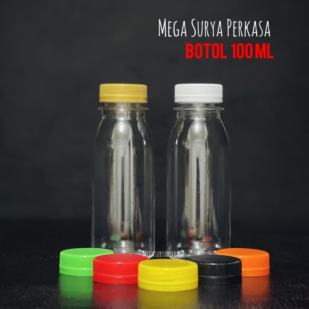 Botol Plastik Jelly 100ml pudot 100ml/Botol Plastik 100 ml/jus jamuZAMZAM