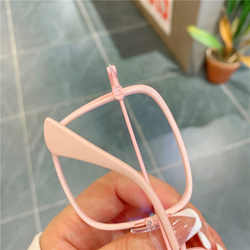 Kacamata Blue Light Blocking Bentuk Kotak Warna Pink Wine Hitam Untuk Pria Dan Wanita