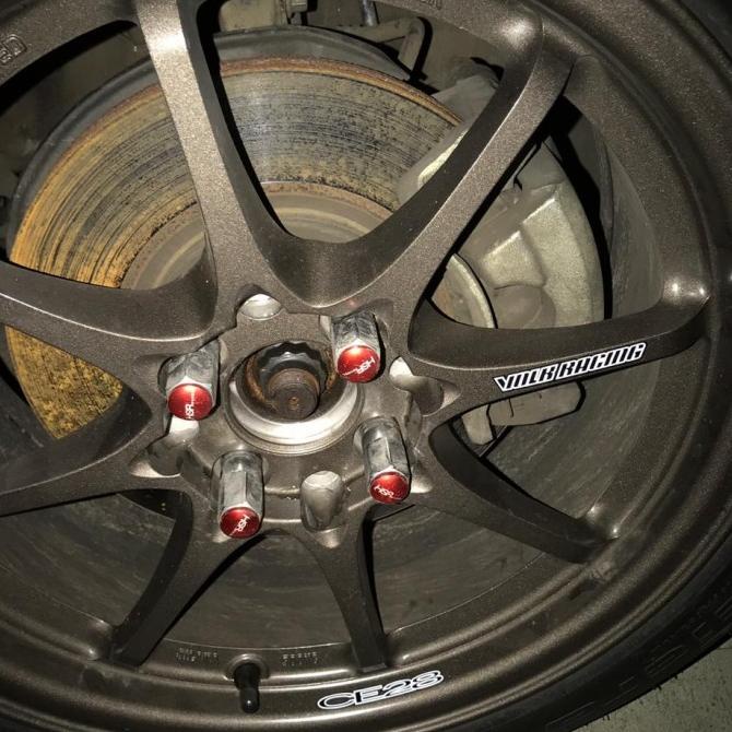 Stiker Velg Mobil Volk Rays Engineering Ce28