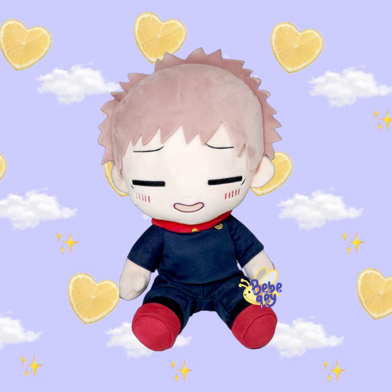 [OFFICIAL MERCH] Jujutsu Kaisen Itadori Yuuji Yurugao Merem BIG Nui Plush Doll Boneka Anime