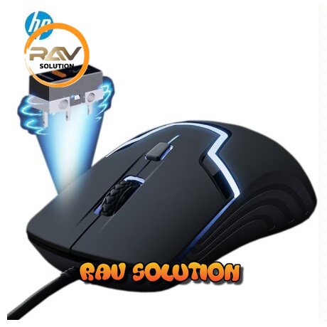 Mouse HP Gaming kable RGB usb M100 | Mouse gaming komputer HP M100 Warna-Hitam  - RAV SOLUTION