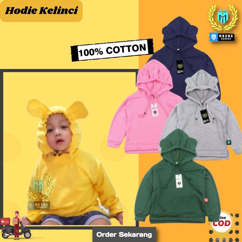 Sweater Jaket Anak 1-5 Tahun Hoodie Kelinci