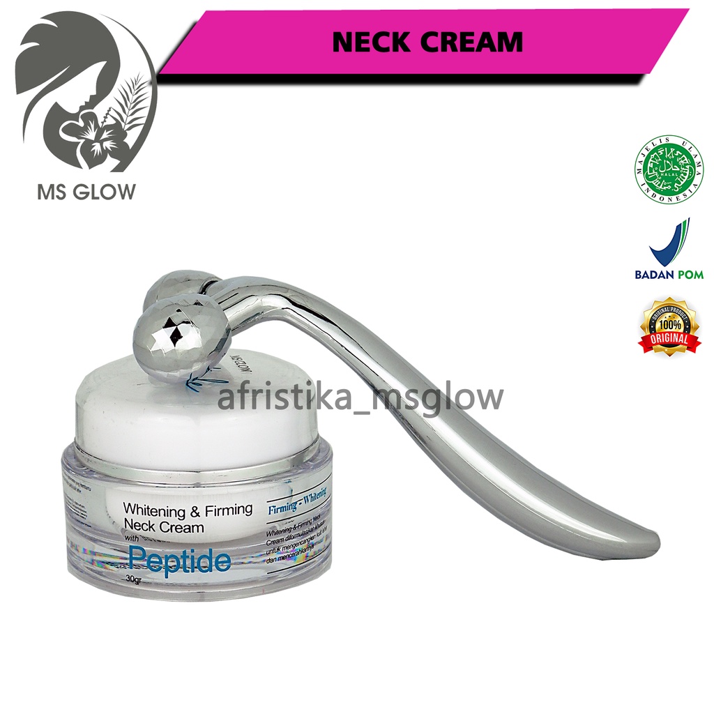 Ms Glow Neck Cream Whitening &amp; Firming With Peptide Original