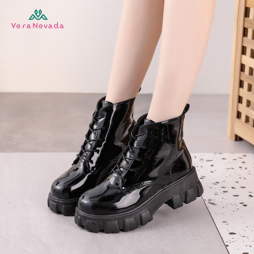 Vera Nevada Sepatu Sneakers Wedges Wanita Boot Shoes #VN1170