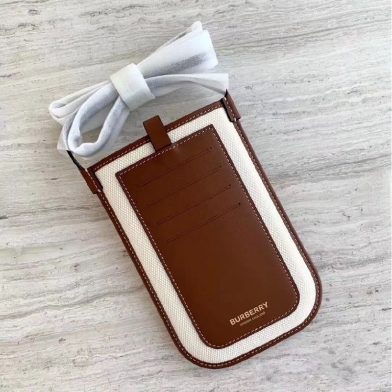 Burberry mobile phone Diagonal bag Logo Graphic Cross Body Bag / shoulder bag Tas HP wanita