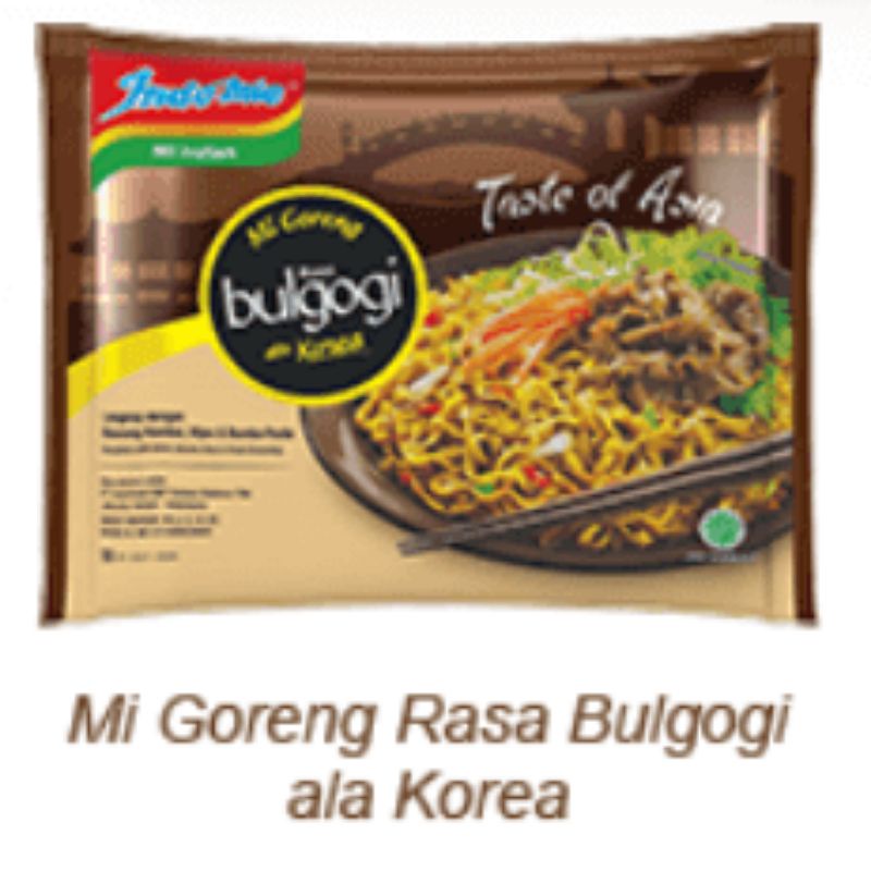 

INDOMIE TASTE OF ASIA varian Bulgogi