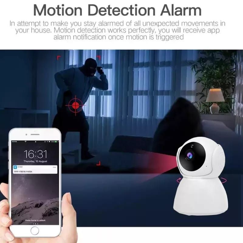 IP CAMERA SNOWMAN 8MP WIFI WIRELESS HD 1080P CAMERA CCTV V380 INFRARED NIGHT VISION