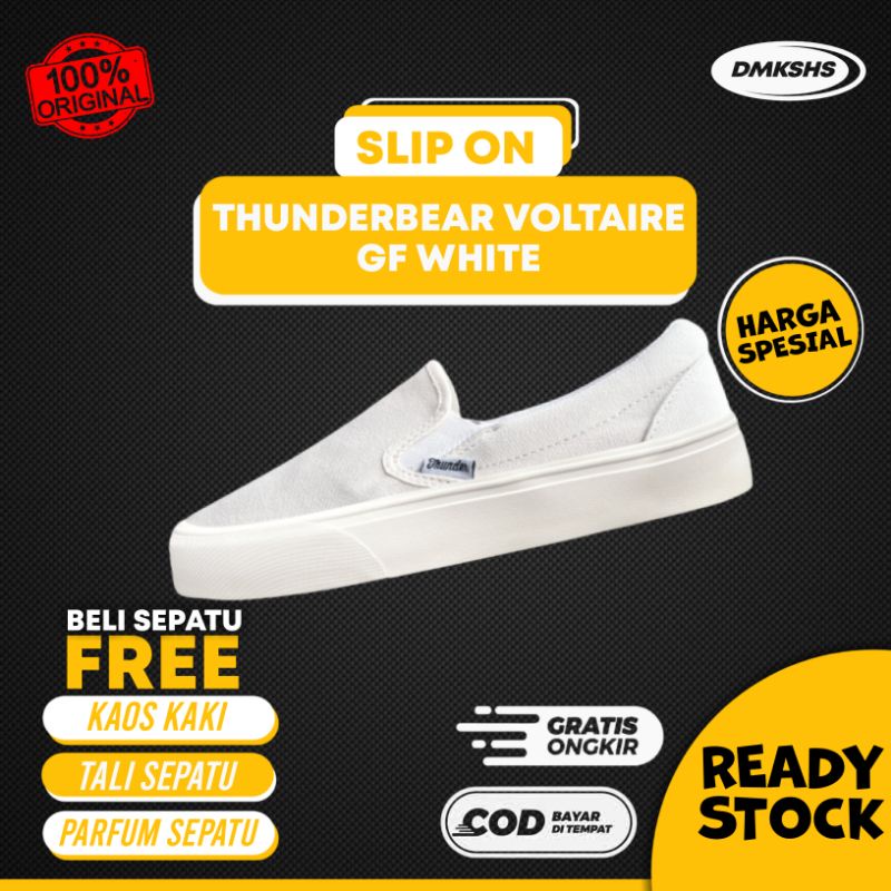 THUNDERBEAR  SLIP ON VOLTAIRE GF WHITE ORIGINAL