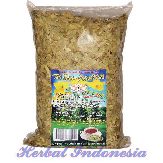 

BEST SELLER TEH DAUN JATI CINA1000GR LAM 88 | TEH JATI CINA | SLIMMING LEAF BERKUALITAS