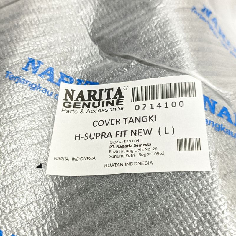 COVER TANGKI SUPRA FIT NEW KANAN KIRI IMITASI NARITA