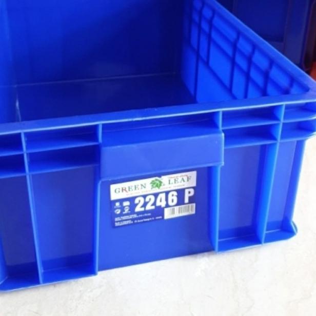 

Container Box 2246P Green Leaf / Krat Industri 2246 P Kotak Spare Part