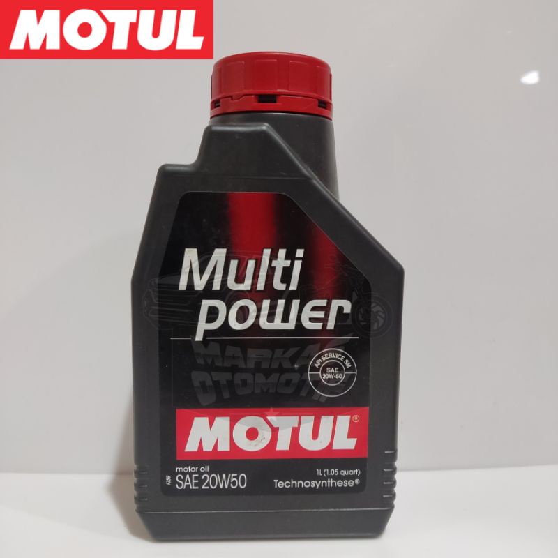 MOTUL MULTIPOWER 20W50 1L/100% ORIGINAL/OLI MESIN MOBIL BENSIN/INNOVA CRV AVANZA XPANDER CRETA