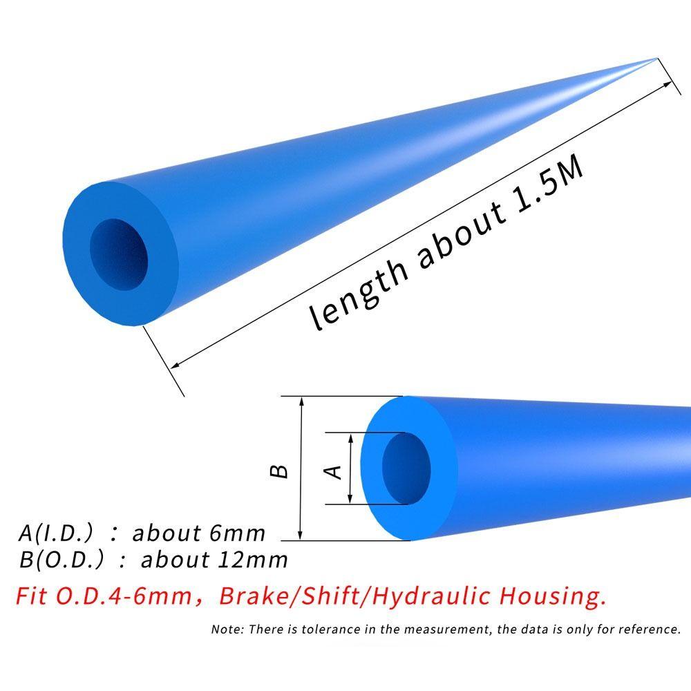 Lanfy Frame Sepeda Internal Housing Damper Rem Hidrolik Tabung Spons Tabung Pelindung Lengan Sponge Tabung Pelindung Peredam Kebisingan Peredam Kabel Sepeda
