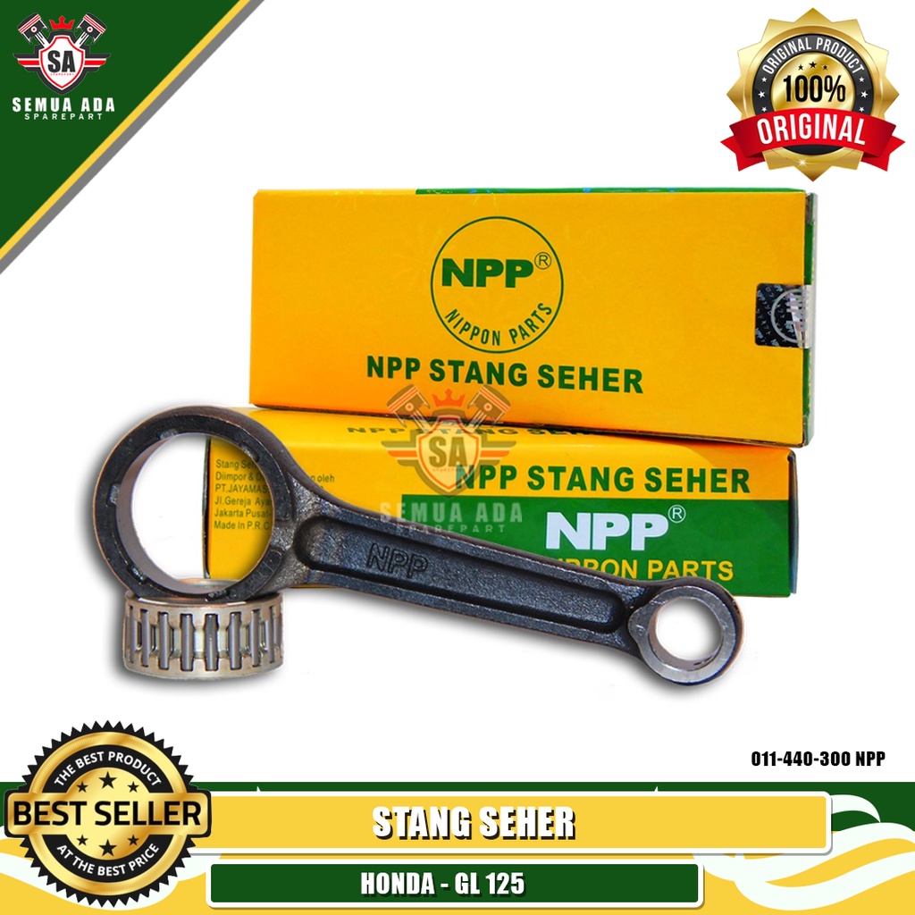 STANG SEHER / CONROD KIT / CONNECTING ROD KIT NPP HONDA GL 125 ORIGINAL 100% NPP