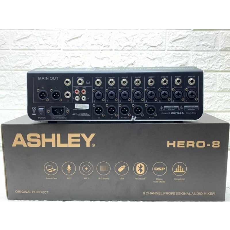 Mixer Ashley Hero 8 Channel Original