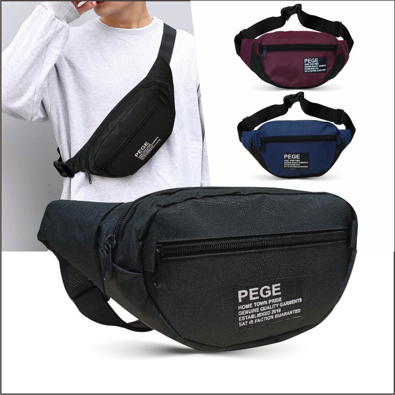 Tas Pinggang Waistbag Selempang Bahu Pria Model Kombinasi - PG - 8812