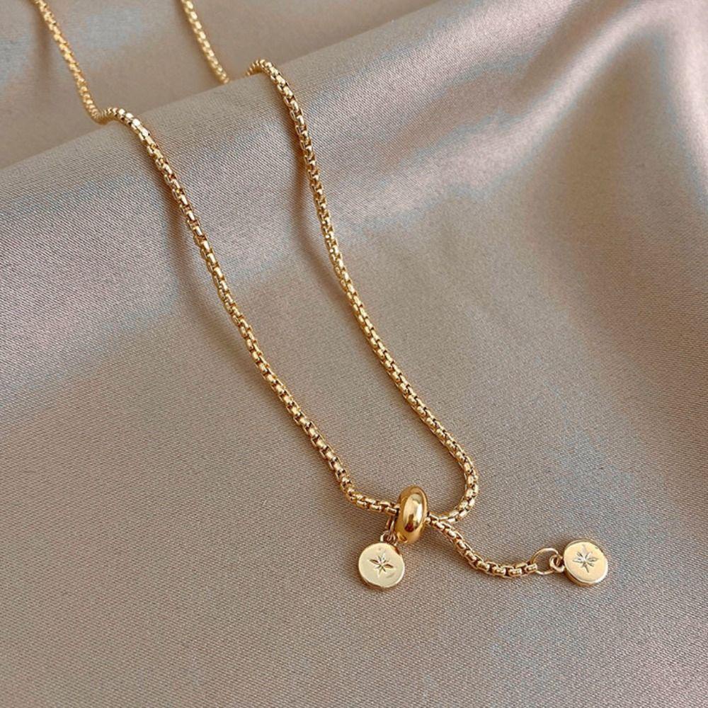 [Elegan] Kalung Gaya Korea Hadiah Valentine Pesta Perancis Mewah Elegan Vintage Wanita Choker