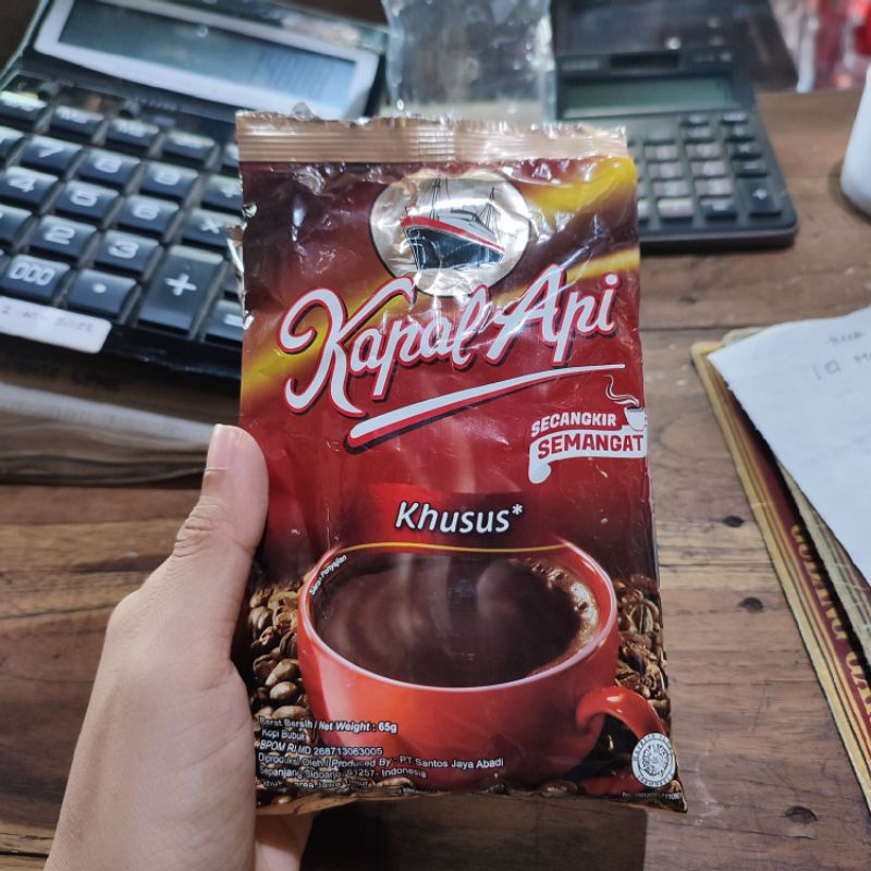 

kopi kapal api ecer 65gr | kopi murni mutu khusus