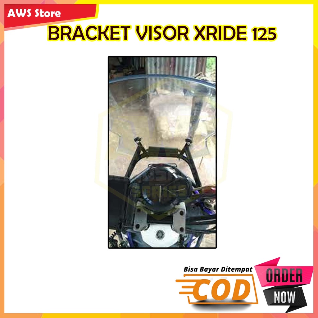Bracket Visor Xride 125 Barcket x ride 125