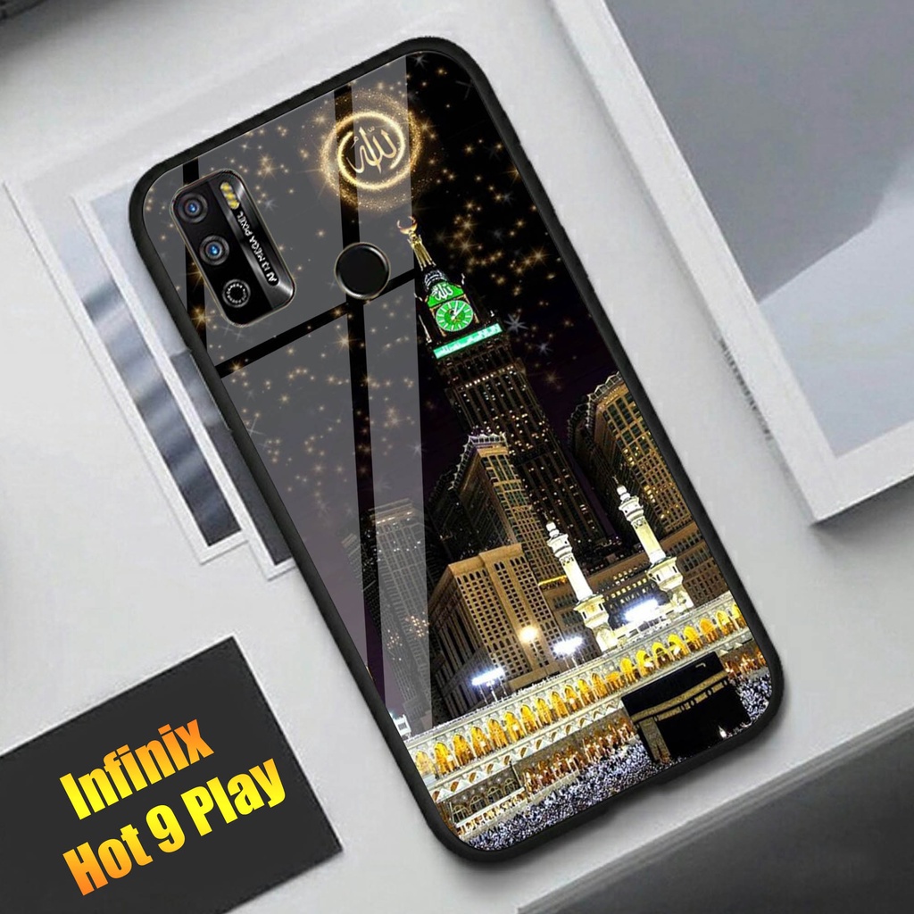 Softcase Kaca For INFINIX HOT 9 PLAY - Case Handphone INFINIX HOT 9 PLAY [T86].