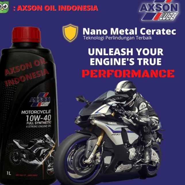 Axson Fully Synthetic Motorcycle Oil 10W-40