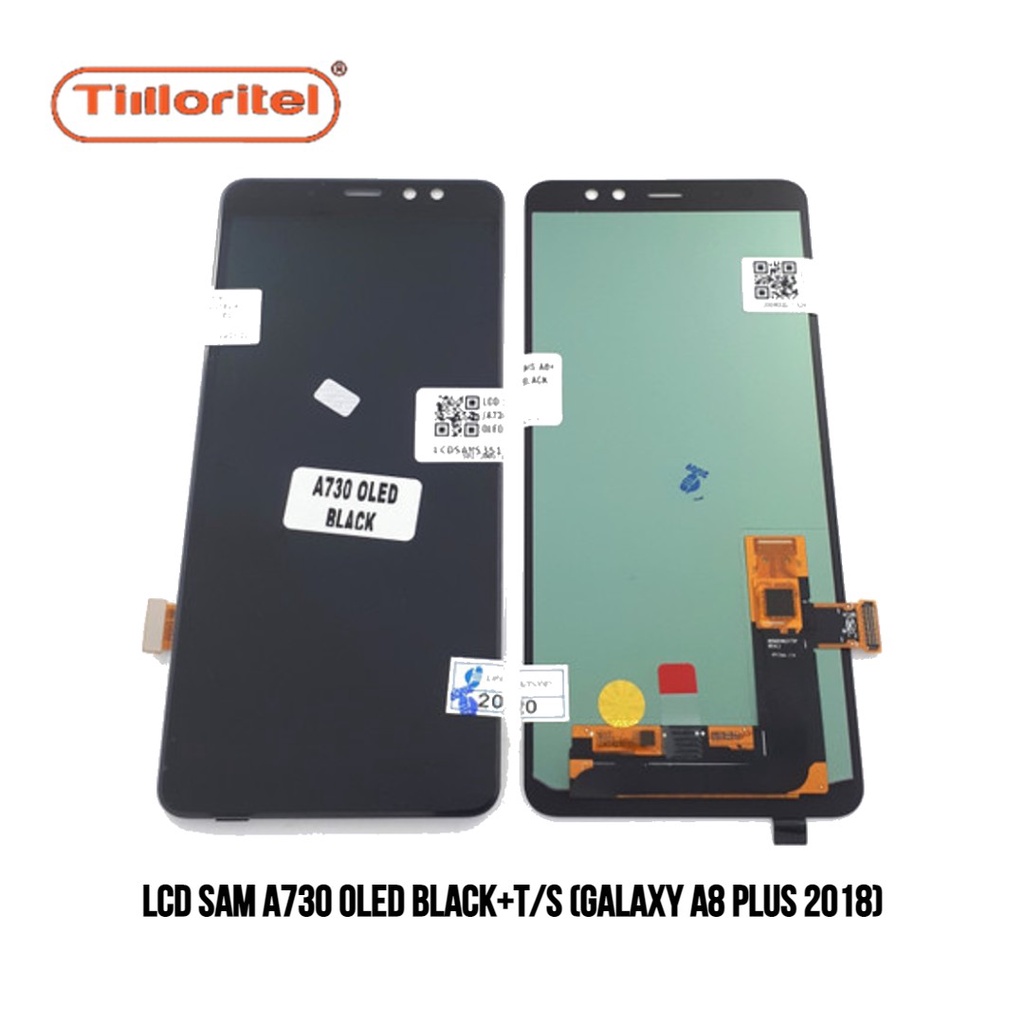 LCD SAMSUNG A730 BLACK+T/S (GALAXY A8 PLUS 2018)