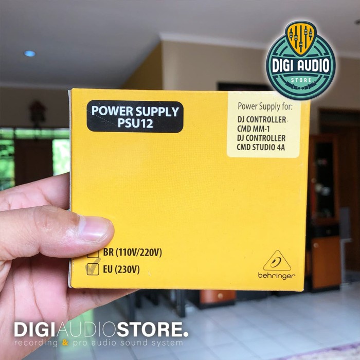 Behringer Psu12-Eu Adaptor Power Supply Dj Controller Cmd Studio 4A #Original