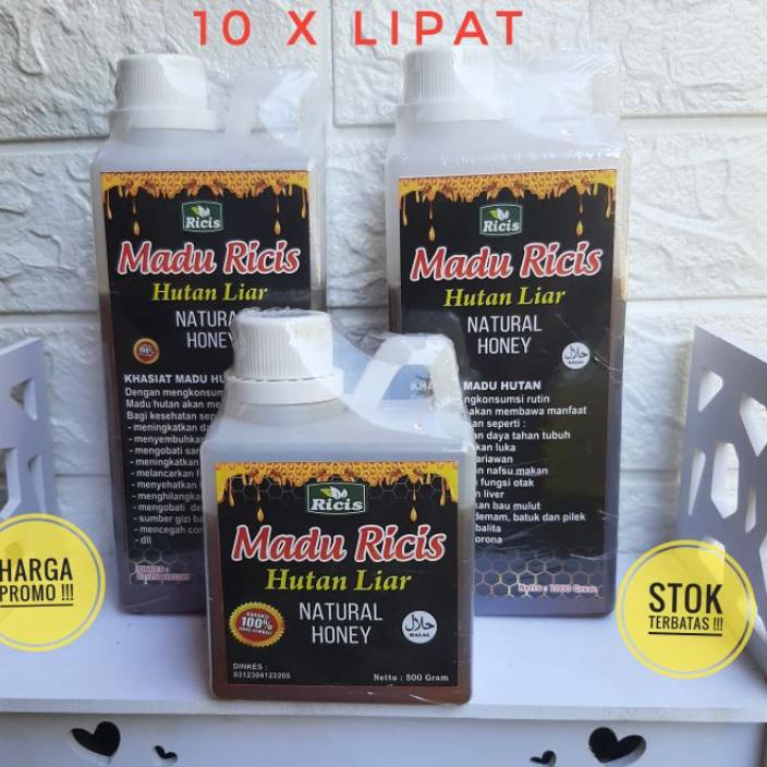 

ば [[ ASLI 100% ]]MADU HUTAN ASLI LIAR BEEPOLEN MADU MURNI MADU ALAMI NETTO MADU MURNI madu ricis 500 GRAM ♞