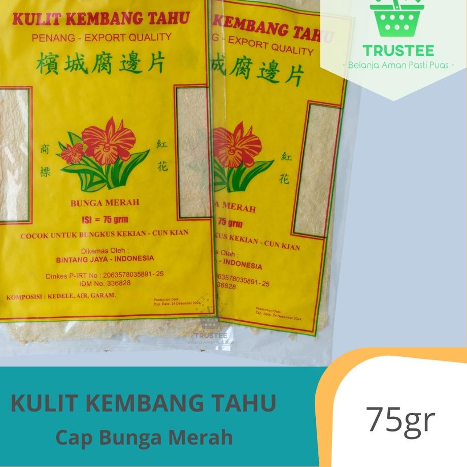 

➘ Kulit Kembang Tahu Cap Bunga Merah ん