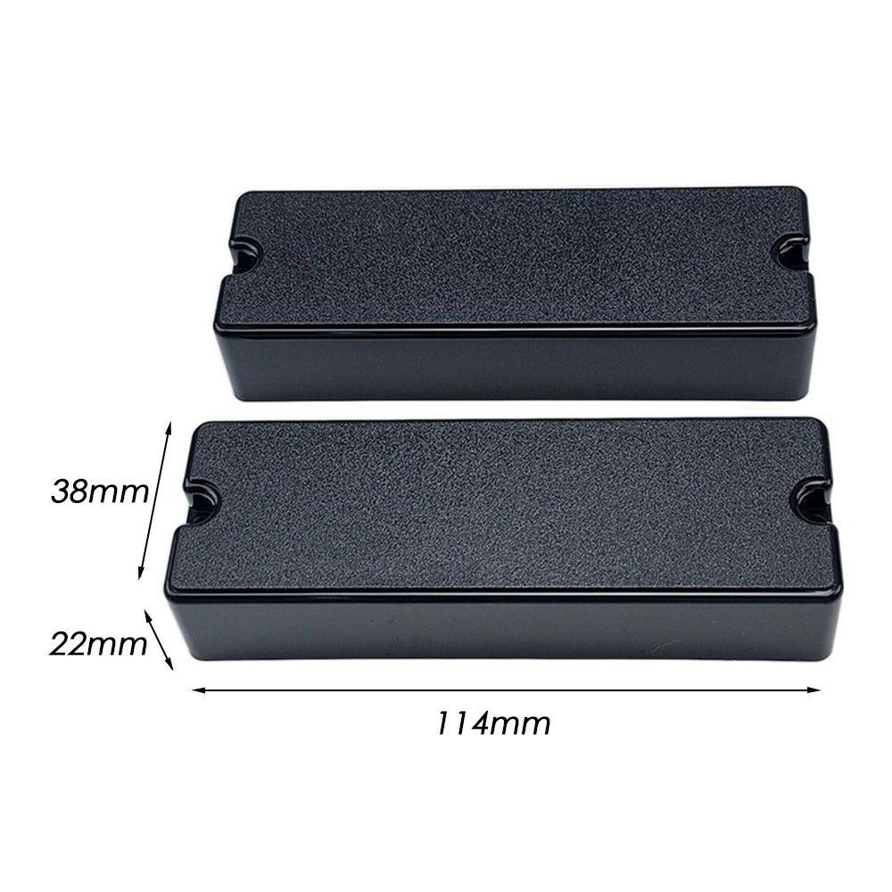 TOP 2pcs Plastik Matte Cover New Sealed Humbucker Cover Sealed Humbucker Pickup Tutup Cartridge