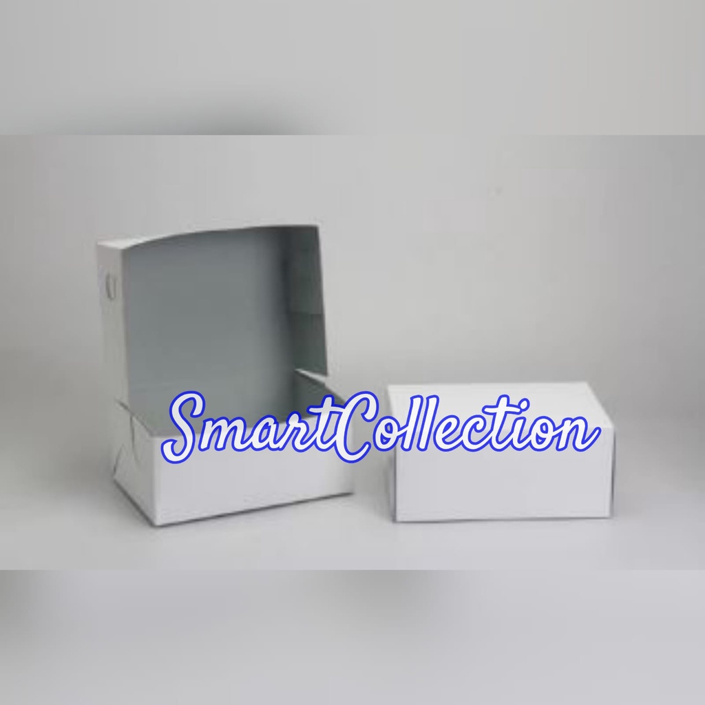 

DISKON NIH!!! ( Kardus ) Dus Snack/Dus Nasi Polos Warna Putih Uk. 12X16X7 PURA ( ECER/PER PCS )