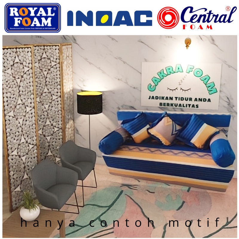 Jual Sofabed central foam, inoac, royal foam semua ukuran tebal 20cm