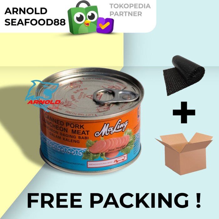 

READY MA LING CANNED PORK DAGING BABI MALING LUNCHEON MEAT 397g TTS BRAND