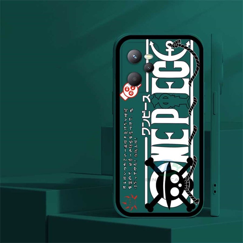 Case Kompatibel Untuk Realme 10 C35 C21Y C25Y C21 RealmeC11 C25 C17 C15 C12 C3 C2 Realme 8i 7i 5 5i 6i 6 Pro 7 Pro Pirate King Logo Soft Silicone Phone Case Binteacase