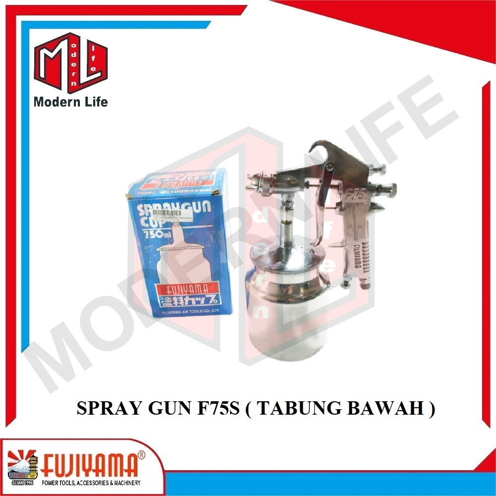 Spray Gun Spraygun FUJIYAMA F75S F75 ( Tabung Bawah ) 750cc