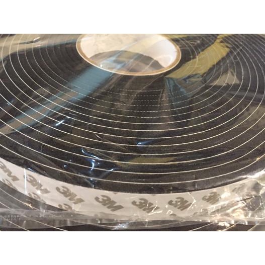 

1" x 5mm 3M Foam Spon Adhesive Tape segel celah pintu jendela lem