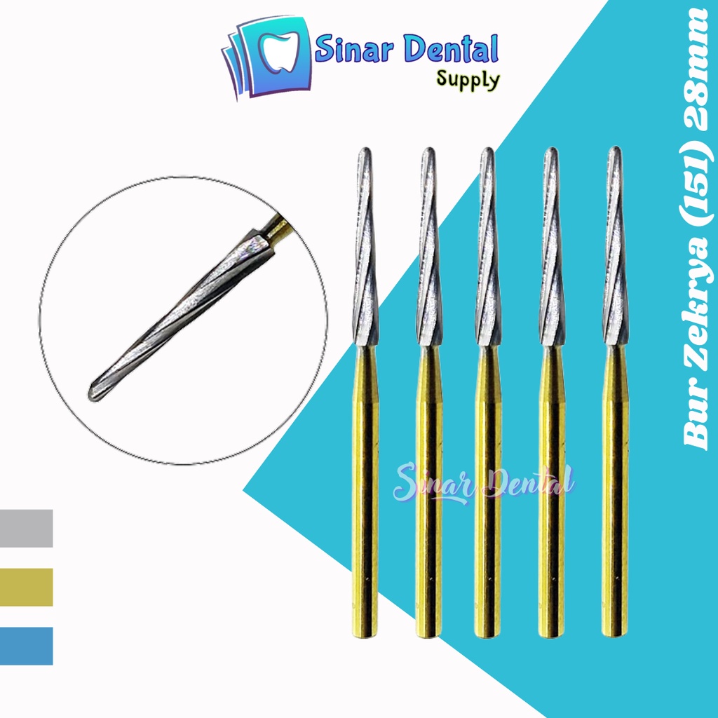 ZEKRYA BURS 28mm Carbide Burs Dental Z Bur