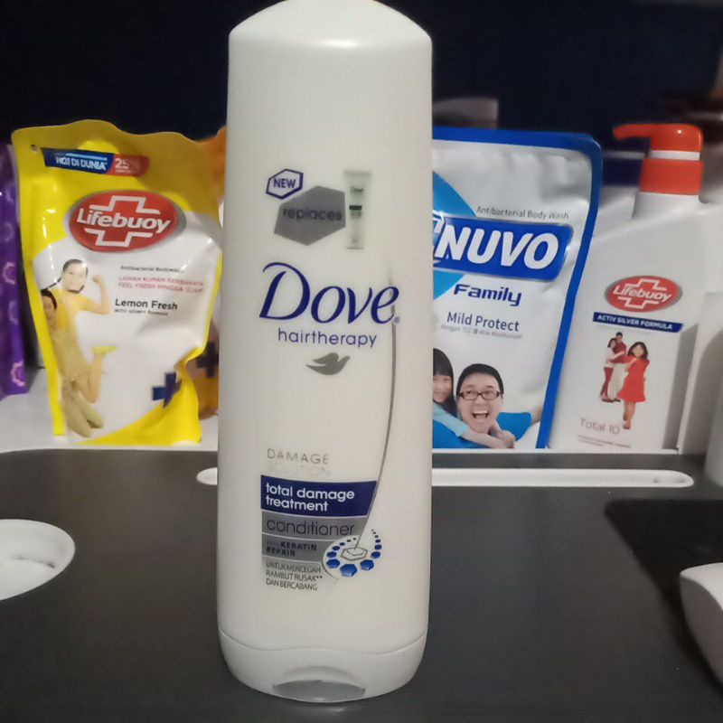 Jual Dove Conditioner Total Damage Treatment 320Ml Shopee Indonesia
