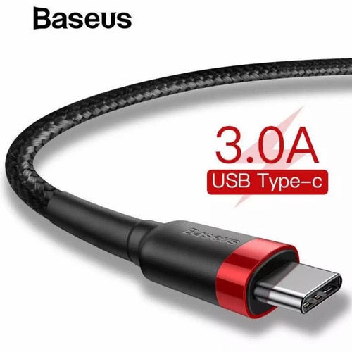 Baseus Cafule Data Cable USB-A to USB-C 3A 0.5m 1m 2m Garansi Resmi