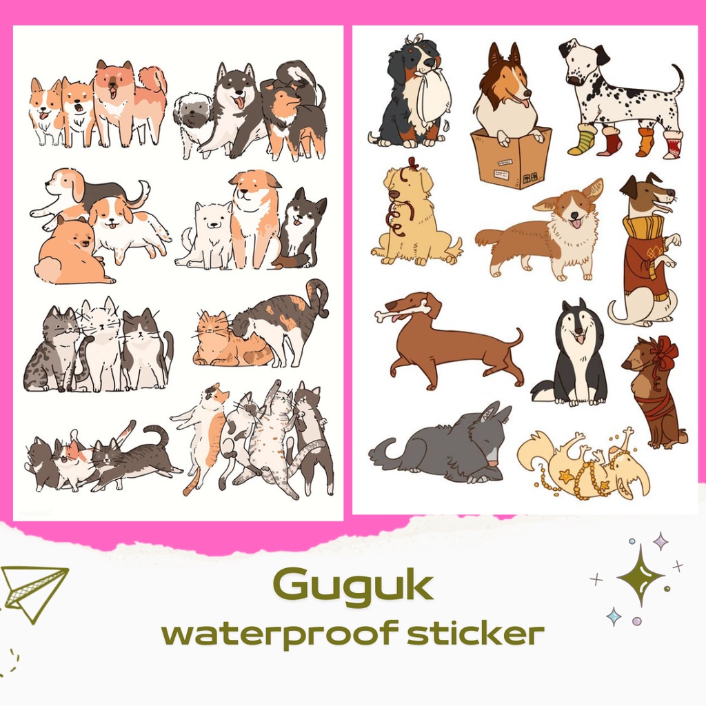 

KUCING GEMUK CAT WATERPROOF ANTI AIR STICKER WATERPROOF ISI 2 LEMBAR untuk LAPTOP HP JOURNAL CATATAN BUKU