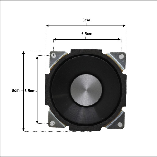 Speaker HI-FI 3Inch 25W 8R Full Range Audio Speaker Woofer Home Teather Mobil Car 8 Ohm 25 Watt Mid - High