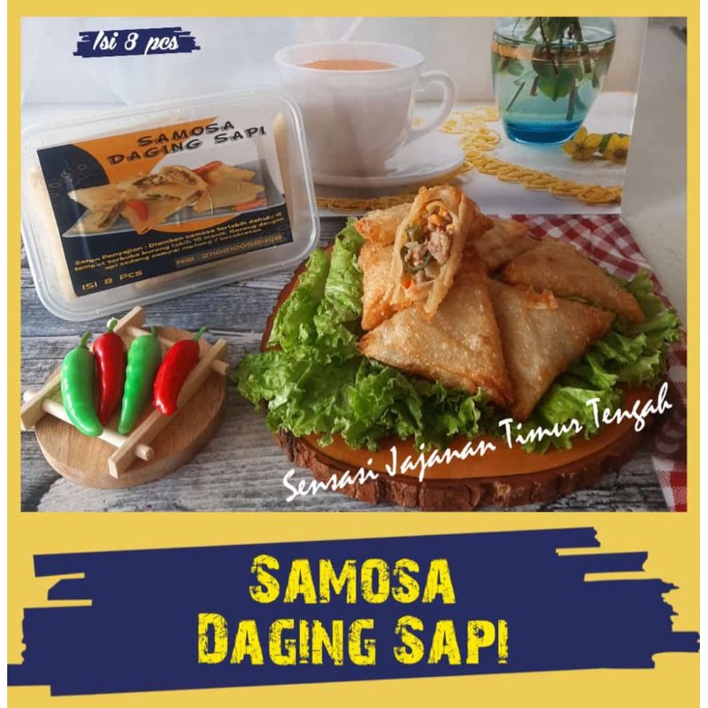 

Frozen Food - Samosa Daging Sapi isi 8pcs