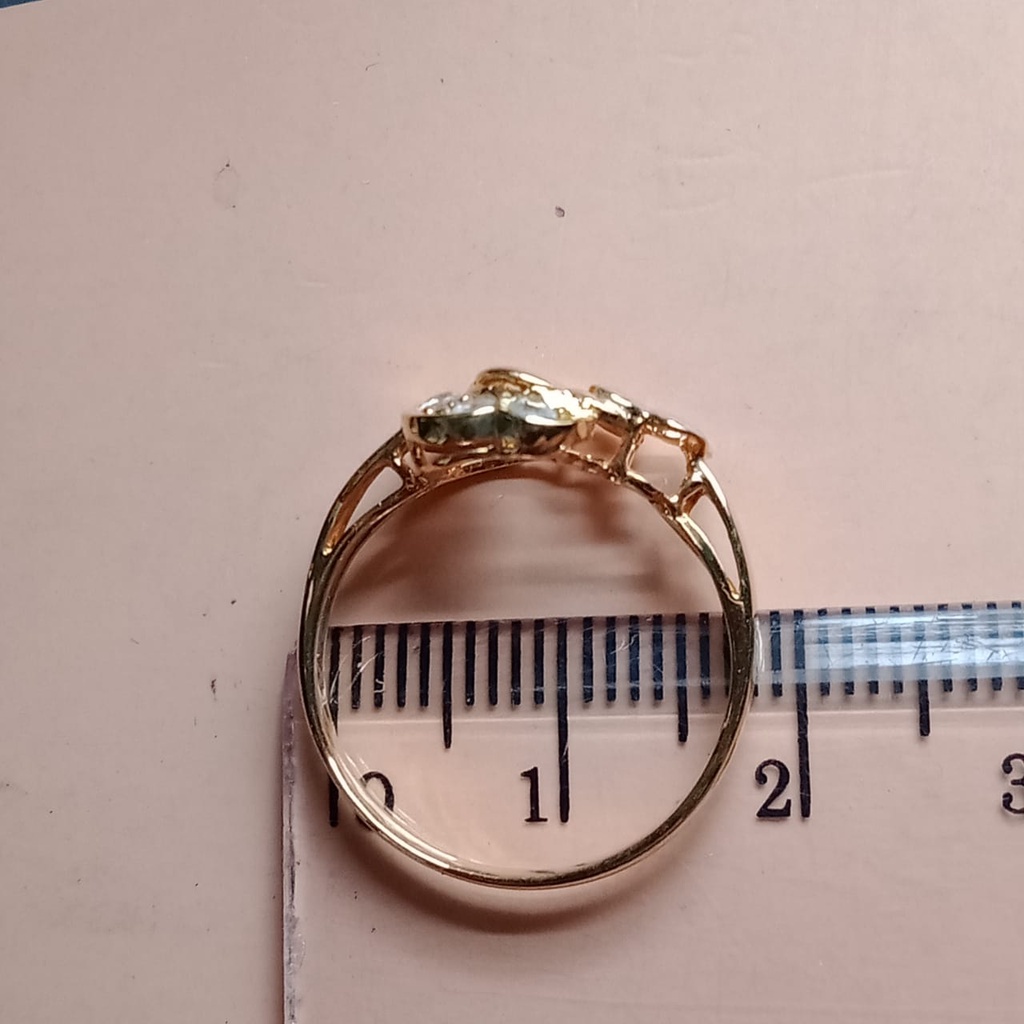 Cincin emas 17K - 2.25 gr kadar 750 - 3855