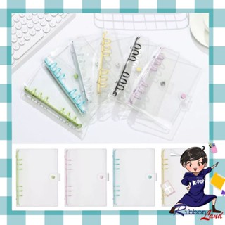 A5 A6 Binder Besi Warna Transparan 6 Ring