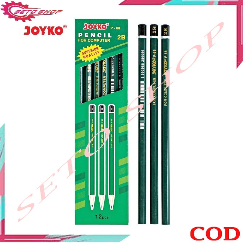 

Pensil Joyko P-88 / 2B / 1 BOX 12 PCS - SETO SHOP 45