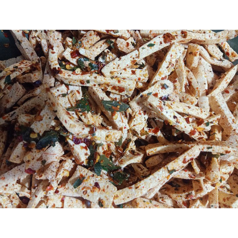 

basreng pedas daun jeruk dan original 1 kg