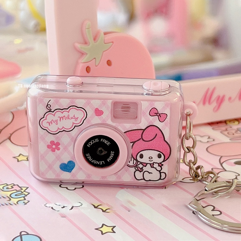 Gantungan Kunci Bentuk Kamera Sanrio Melody