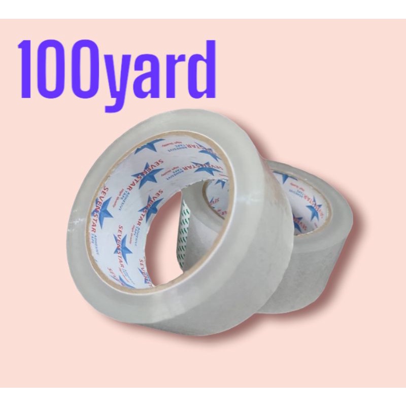 Lakban Isolasi 90y 2inch 48mm 90yard Solasi Putih Bening murah Tape SUPER CLEAR